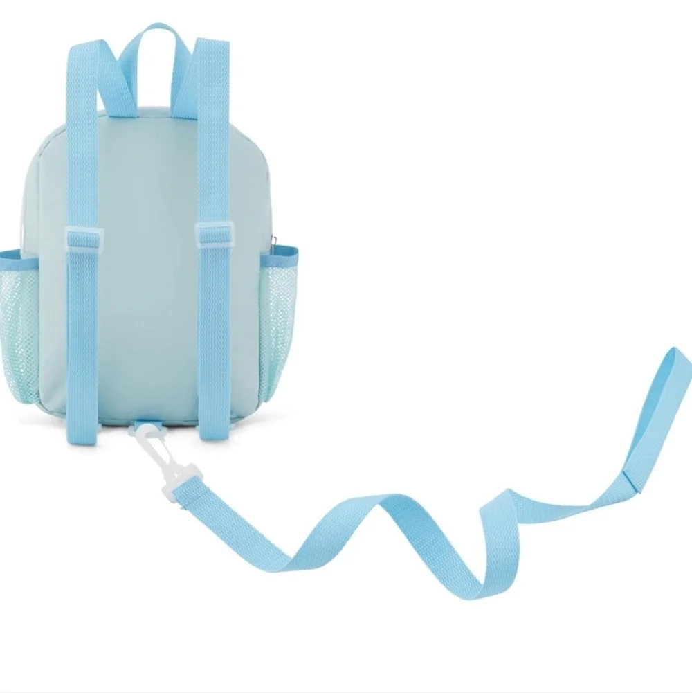 Blue Kids Backpack with Cartoon Design
